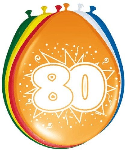 Ballonnen &apos;80&apos; (8 st)