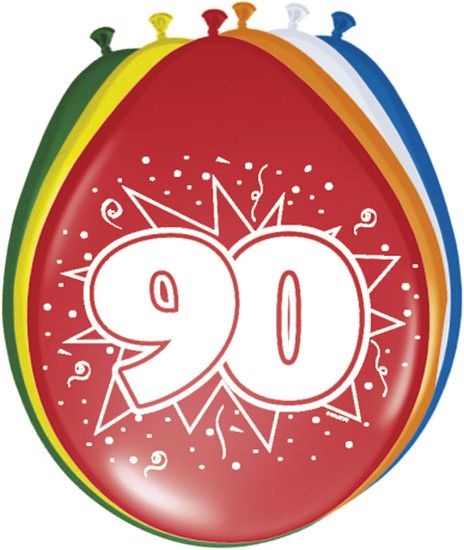 Ballonnen &apos;90&apos; (8 st)