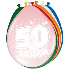 Ballonnen Sarah (8 st)