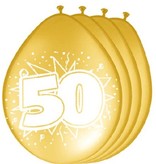 Ballonnen '50' goud (8 st)