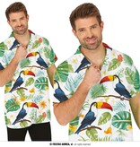 Overhemd Toekan Tropisch Korte Mouw