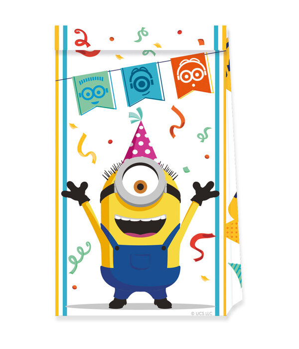 Uitdeelzakjes Feestje Minions The Rise Of Gru (4st)