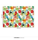 Tropische Tafelkleed Toekan Hawaii (137x274cm)
