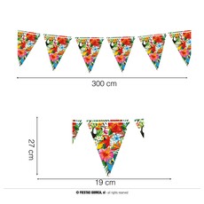 Tropische Vlaggenlijn Toekan Hawaii (300cm)