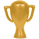 Opblaasbare Troffee Goud (45cm)