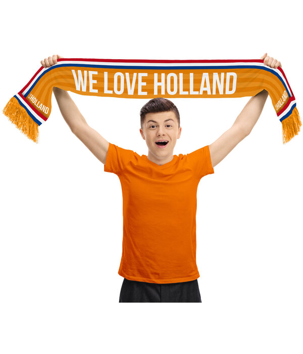 Oranje Sjaal We Love Holland