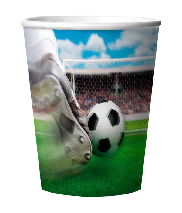 Voetbal Bekers 3D Effect (4st)
