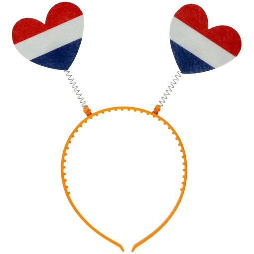 Oranje Diadeem Hartjes Nederland