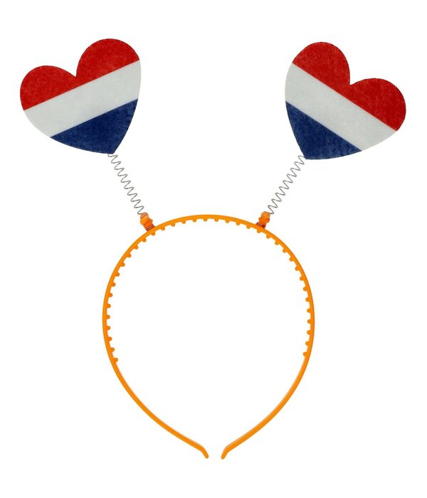 Oranje Diadeem Hartjes Nederland