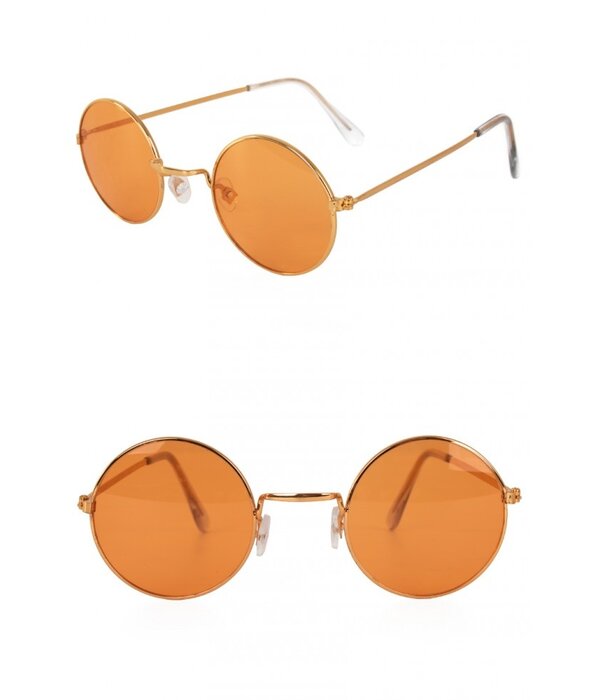 Hippie bril oranje