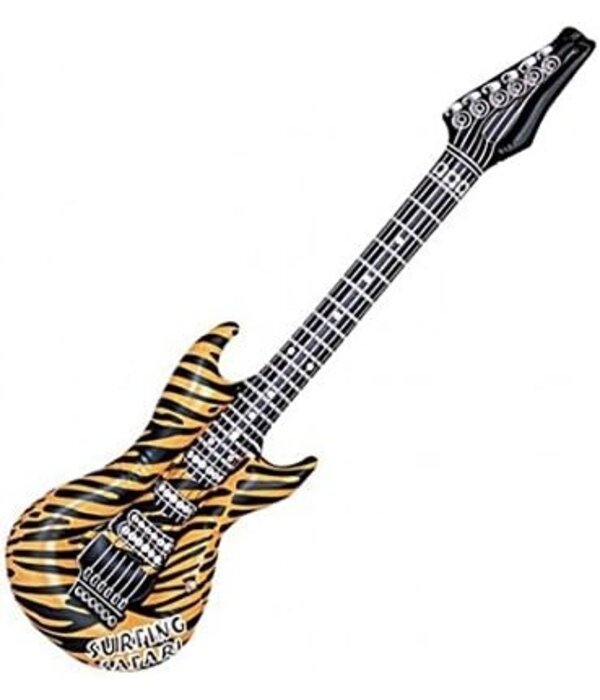 Gitaar opblaasbaar tijger
