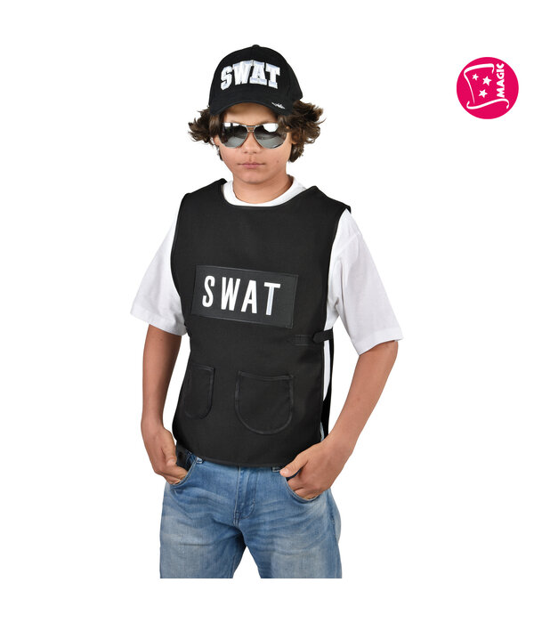 SWAT Vest Kind Zwart