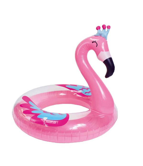 Zwemband Flamingo met Kroontje (104cm)