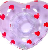 Opblaasbare Bekerhouder Lila Hartjes