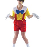 Pinokkio kostuum man