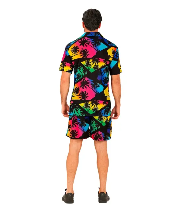 Zomer Party Verkleedset Palmbomen Neon