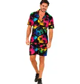 Zomer Party Verkleedset Palmbomen Neon