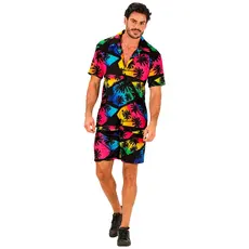 Zomer Party Verkleedset Palmbomen Neon