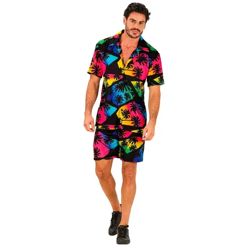 Zomer Party Verkleedset Palmbomen Neon