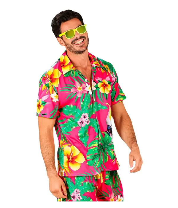 Zomer Partyblouse Papegaai Volwassen