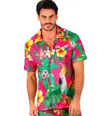 Zomer Partyblouse Papegaai Volwassen