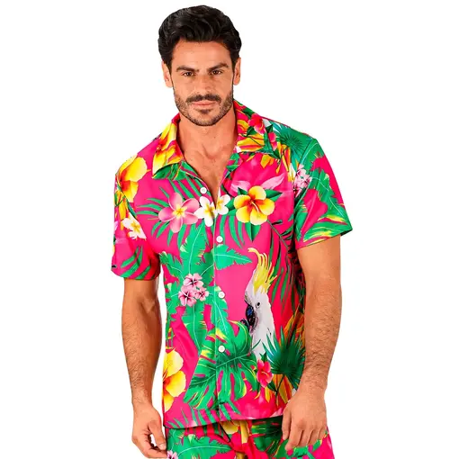 Zomer Partyblouse Papegaai Volwassen