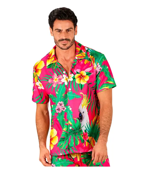 Zomer Partyblouse Papegaai Volwassen