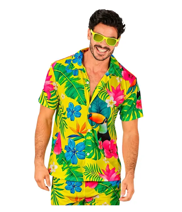 Zomer Partyblouse Toekan Volwassen