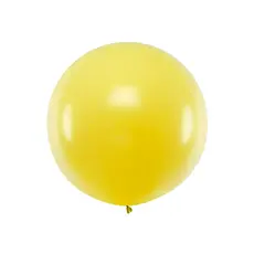 Mega Ballon Pastel Geel - 100cm
