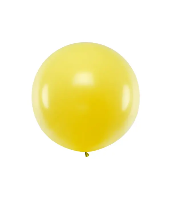 Mega Ballon Pastel Geel - 100cm