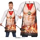 Barbecue Schort Gespierde Man Mister BBQ