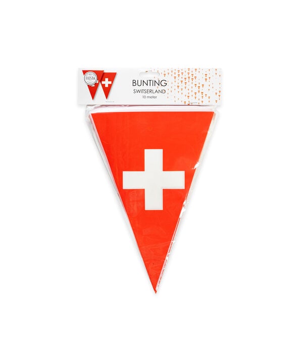 Vlaggenlijn Zwitserland (10m)