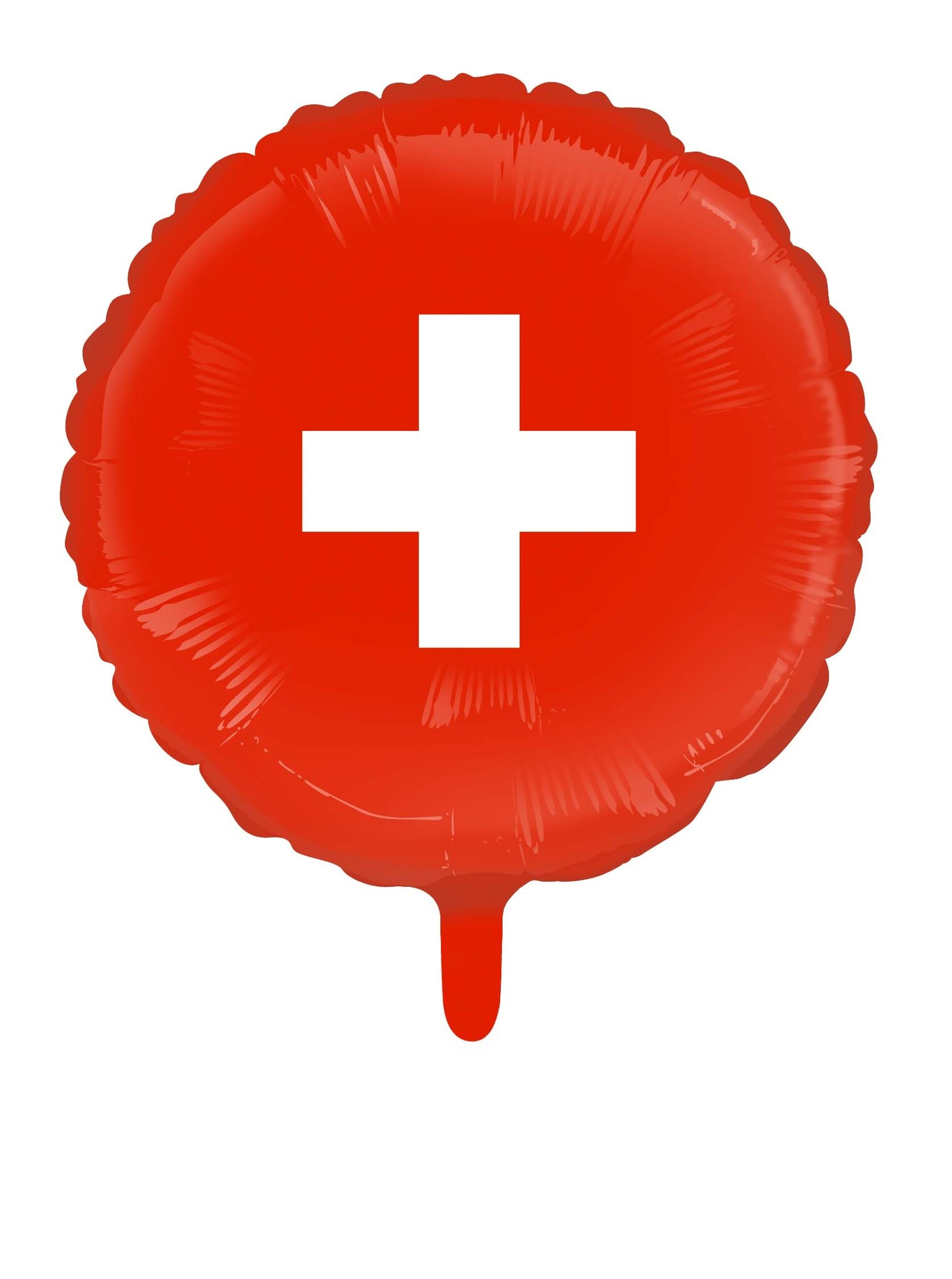 Folieballon 45cm vlag Zwitserland