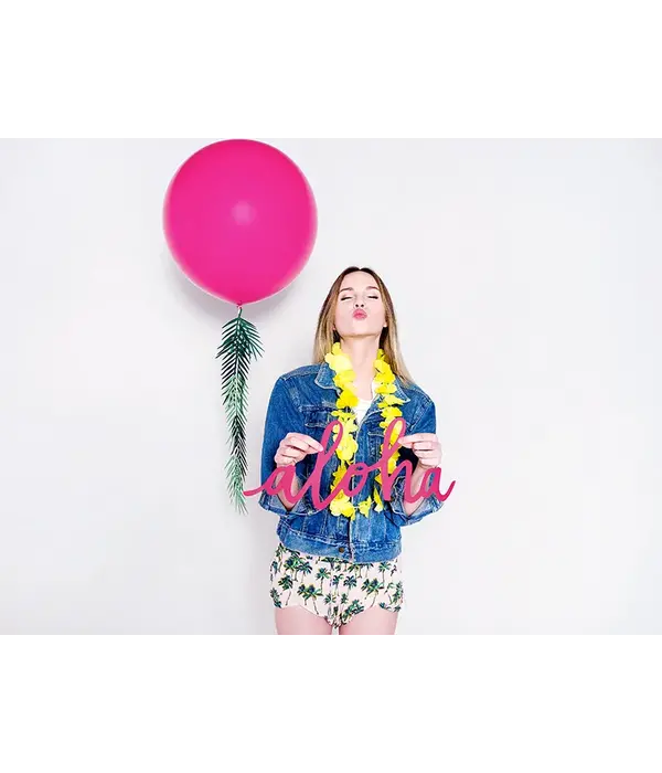 Mega Ballon Pastel Fuchsia - 100cm