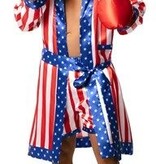Bokser Kostuum USA Star Volwassenen