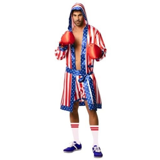 Bokser Kostuum USA Star Volwassenen