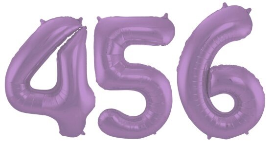 Paarse Cijfer Ballonnen