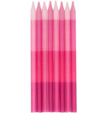 Kaarsen Roze Shades Of Pink 10cm (24st)