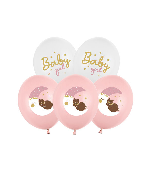 Ballonnen Mix Baby Girl (6st)