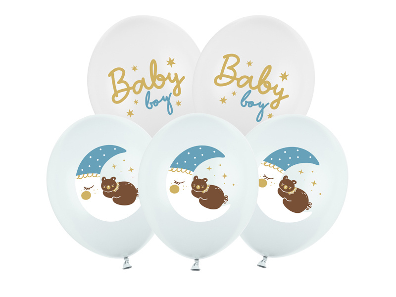 Baby boy ballonnen - 6 stuks