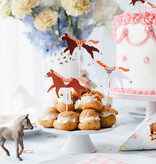 Cupcake Toppers Paarden Bella 6st (13cm)