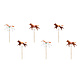 Cupcake Toppers Paarden Bella 6st (13cm)