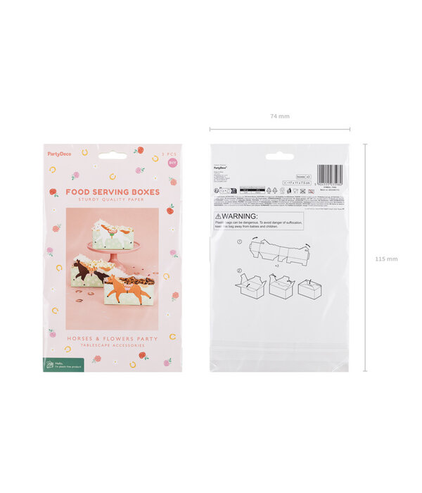 Snack Box Mix Paarden 3st