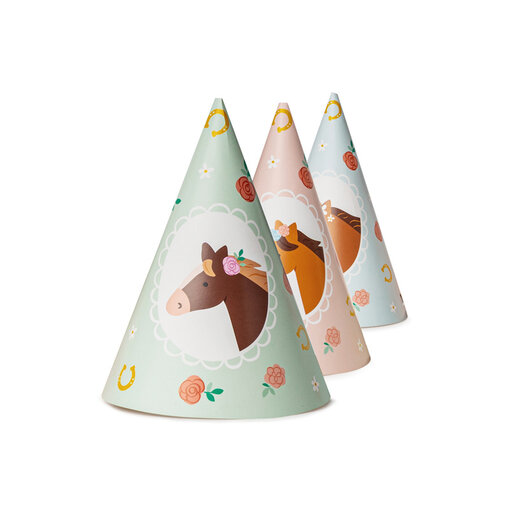 Feesthoedjes Paarden Bella (6st)