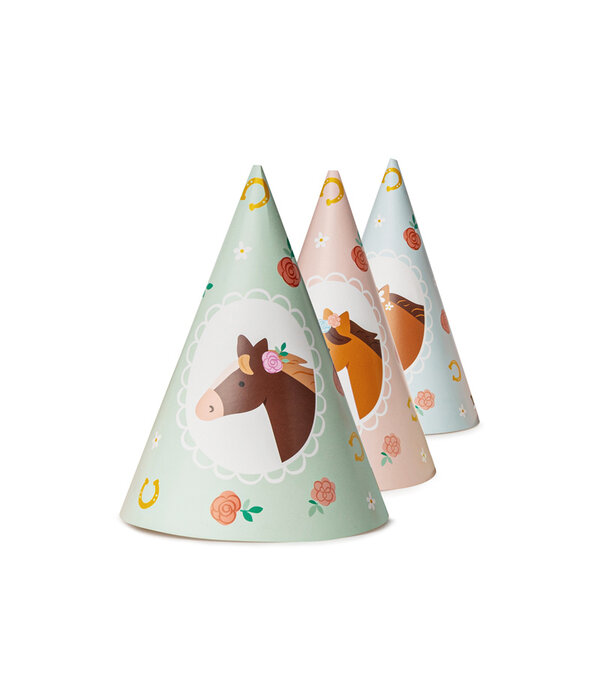 Feesthoedjes Paarden Bella (6st)