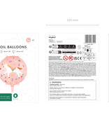 Folie Ballon Paard Perzik (45cm)