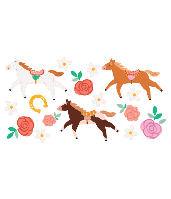 Plaktattoos Paarden Mix (16st)