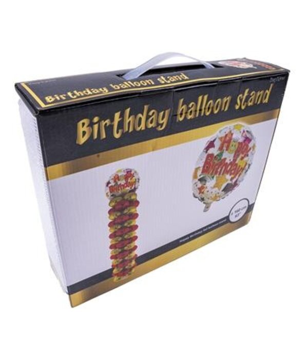 Ballonnenpilaar Happy Birthday (160cm)