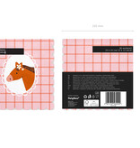 Servetten Paarden Geblokt Bella (12st)
