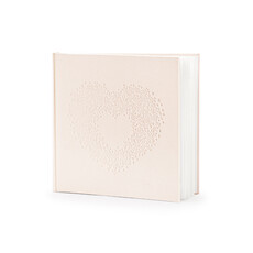 Gastenboek Lichtroze Hartje